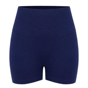 Miso Womens/Ladies High Waist Slim Cycling Shorts / Navy